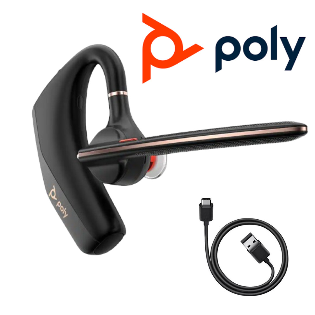 Plantronics Poly Voyager Legend 50 Premium Bluetooth Rechargeable Headset 
