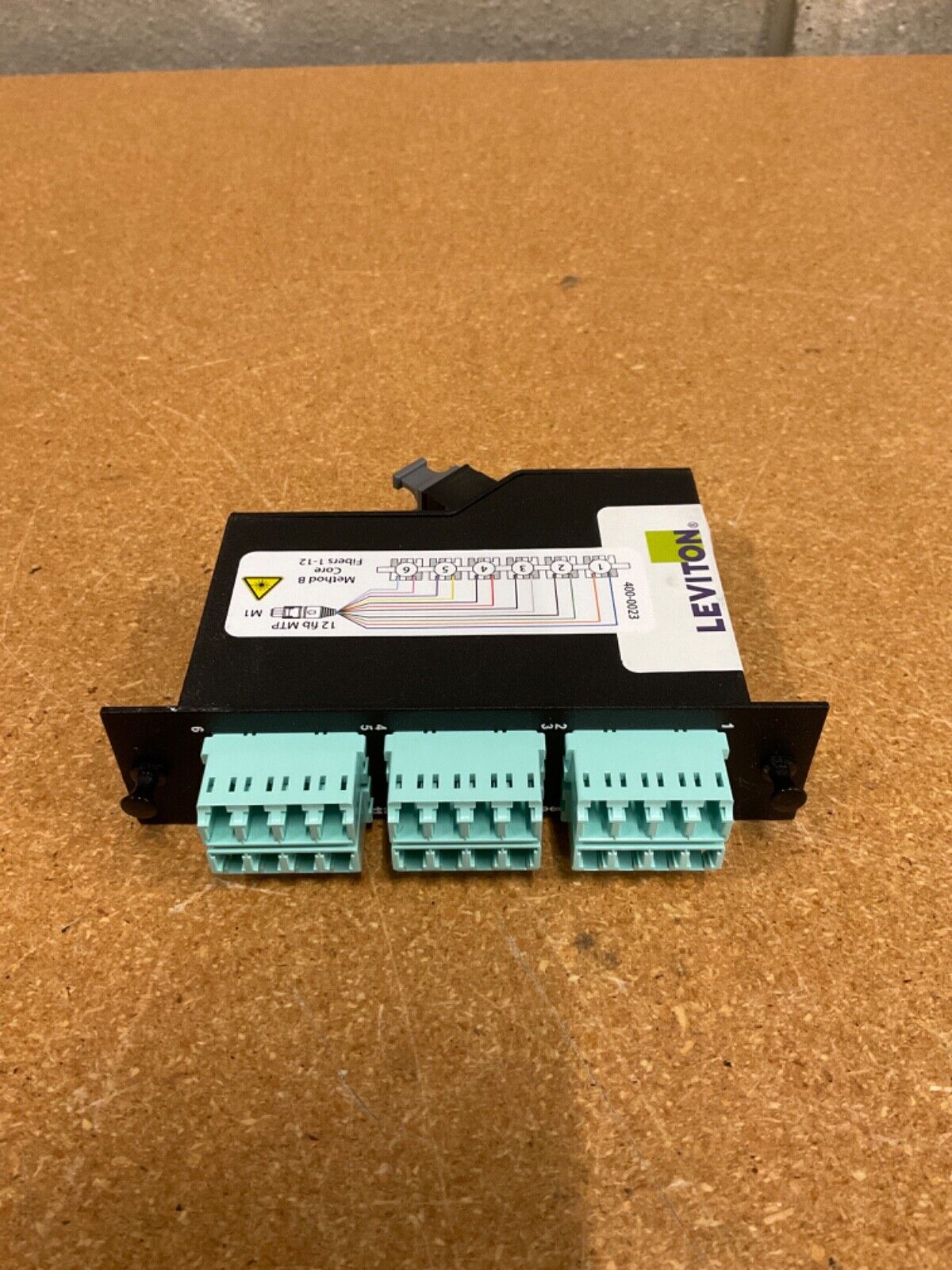 Leviton MTP-LC Method BC Core Fiber Optic Module With Rear Dust Covers