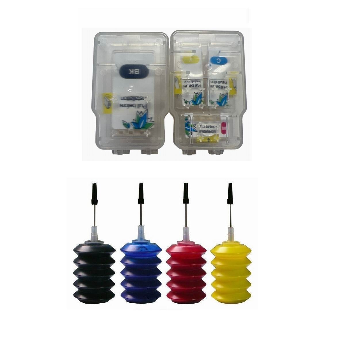 Empty Refill kit For Canon PG-275XL CL-276XL Ink Cartridge Pixma TR4720 + 4x30ml