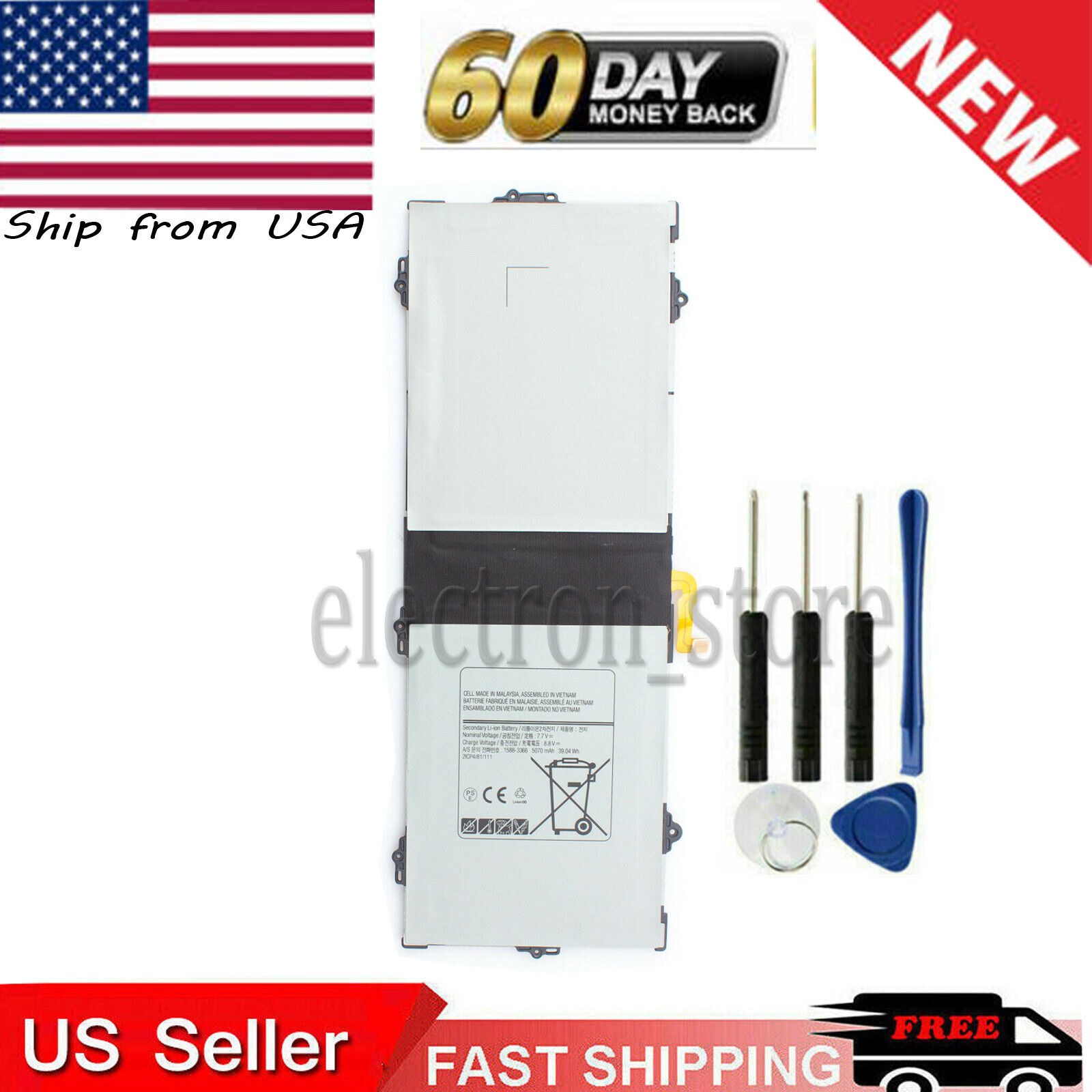 New  EB-BW720ABA EB-BW720ABS Battery for Samsung Galaxy Book 12 SM-W720