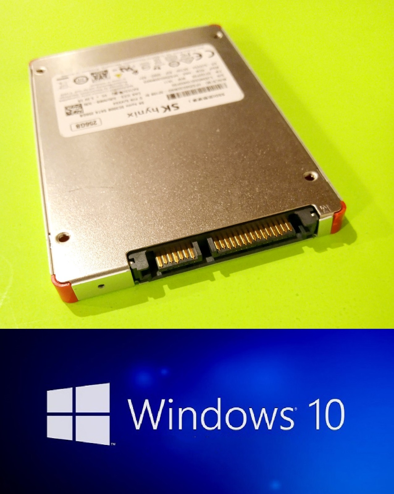 256GB 2.5" SATA Solid State Drive SSD with Windows 10 Pro 64-bit UEFI - Tested✅✅