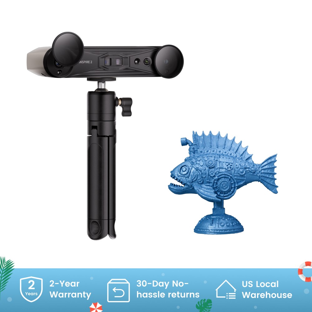 Revopoint INSPIRE2 3D Scanner For 3D Printer Handheld Outdoor Laser Scanner