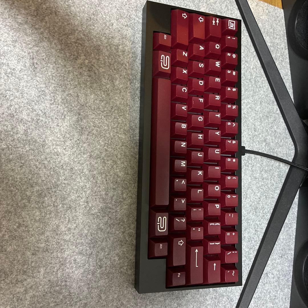 PFU TOFU 60 3.0 Keyboard Mechanical Keyboard Black Red Used