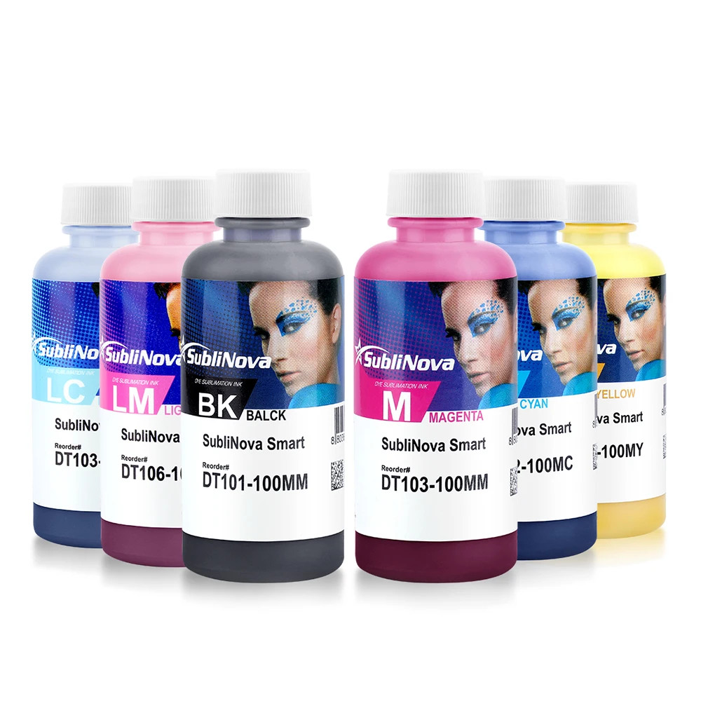  6Colors Ink To Inktec Sublinova Sublimation Ink for Epson DX4/5/6/7/8 Printhead