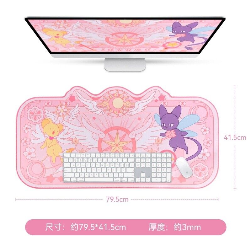 Card Captor Kinomoto Sakura Non-Slip Soft Keyboard Mouse Pads Table Mat Mousepad