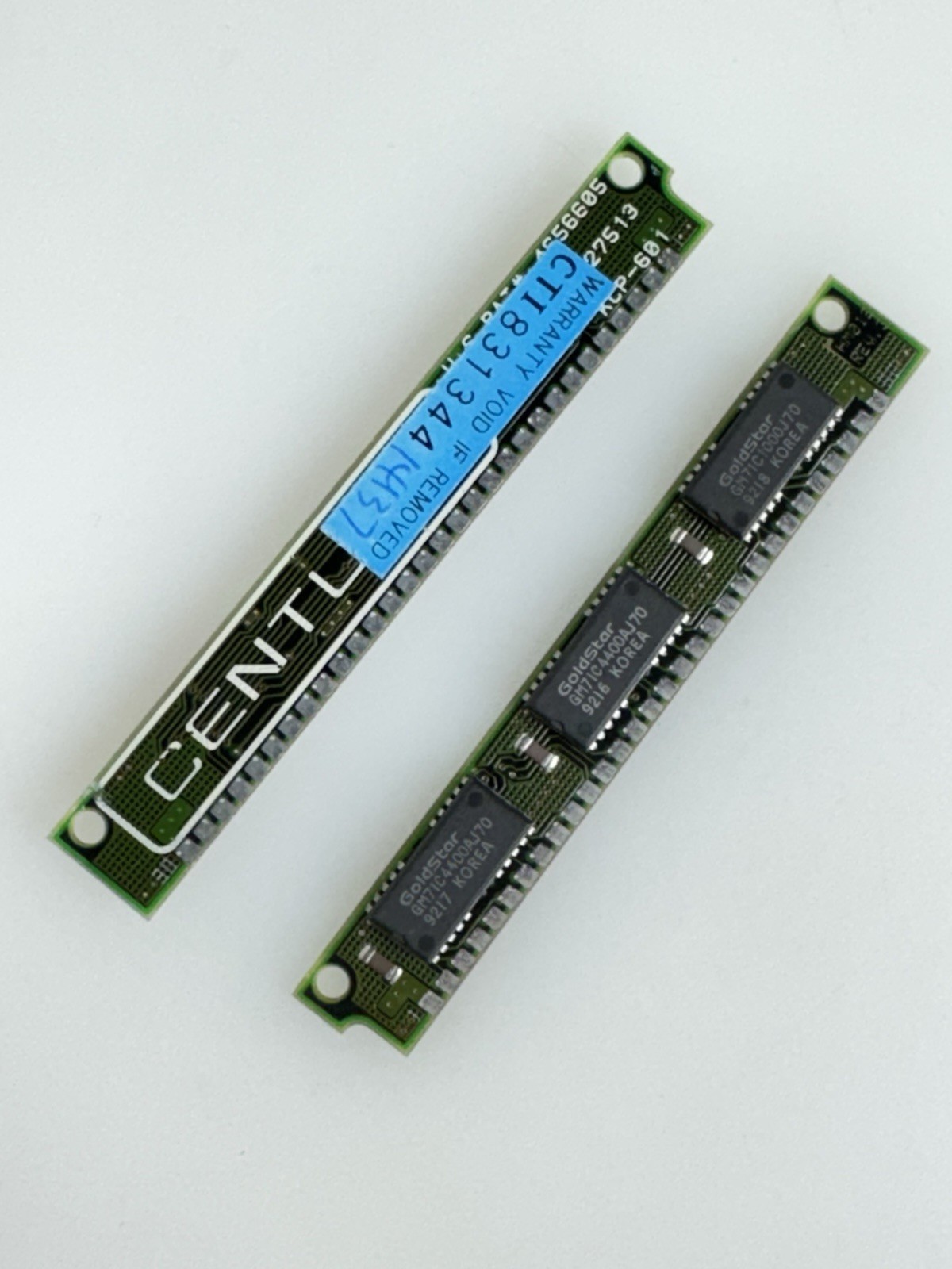 Century 2MB Bank (2x 1MB) 30-Pin SIMM RAM Memory Century Tandy Mac KCP-601