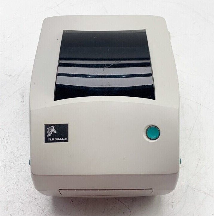 Zebra TLP3844-Z 300 dpi Thermal Transfer UPS Label Printer w/Charger AC Adapter