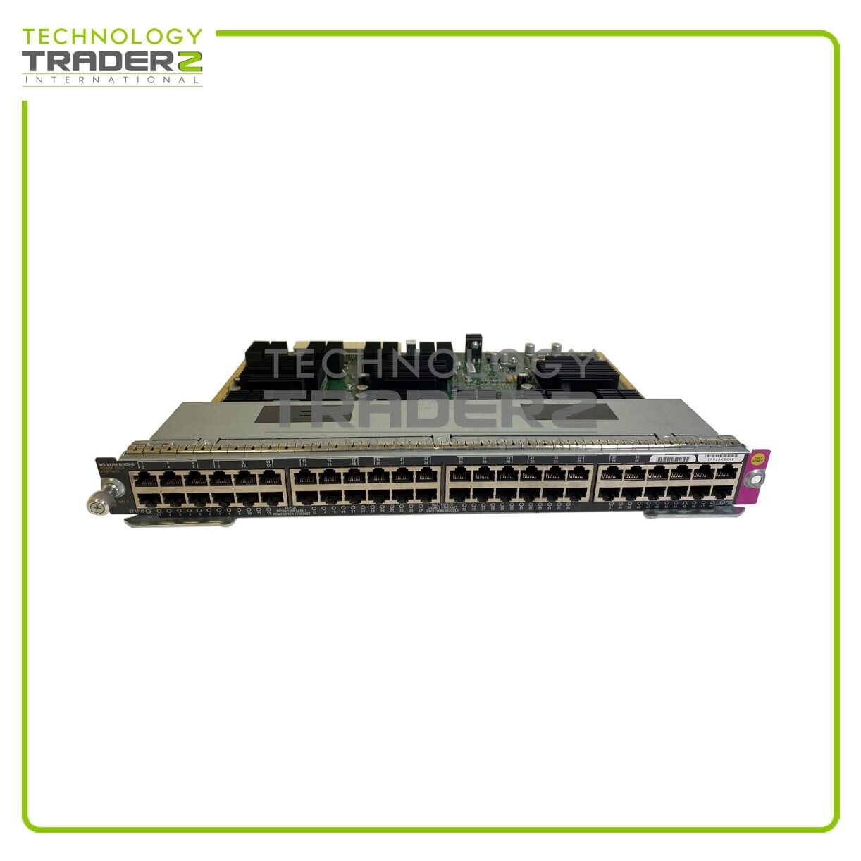 WS-X4748-RJ45V+E V04 Cisco Catalyst 4500 48-Port Switch Module W/ 1x SCREW