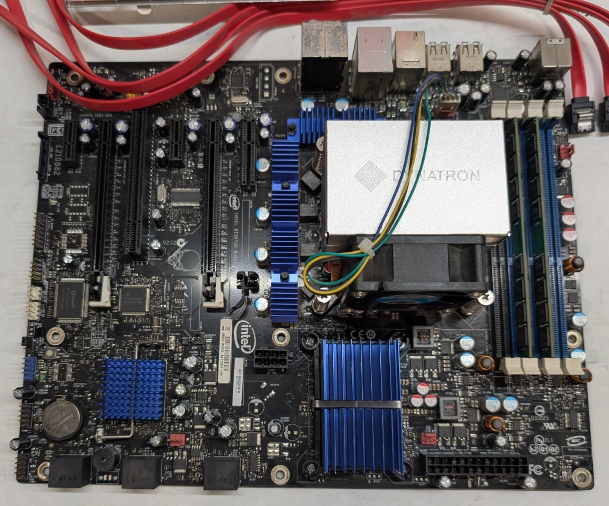 Intel DX58SO Desktop Board LGA1366 X58 ATX Motherboard Core i7 3.1GHz 8GB RAM
