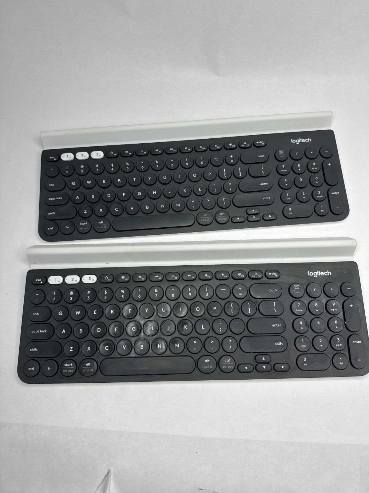 2x Logitech K780 Wireless Keyboard for Windows/Mac/Chrome OS/iOS/Android