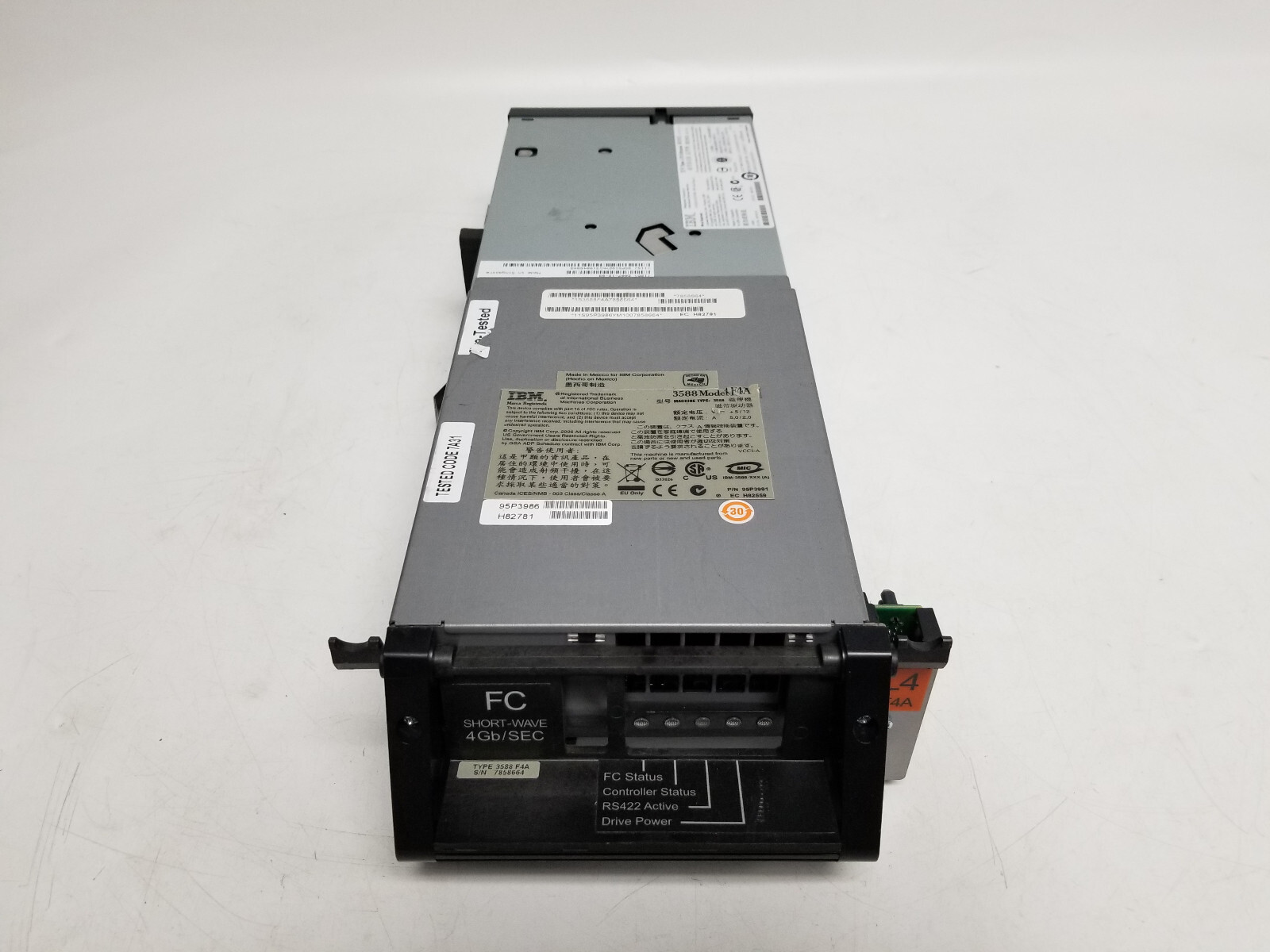 IBM System Storage TS1040 Ultrium LTO 4 Drive Model 3588-F4A (PN Vary)