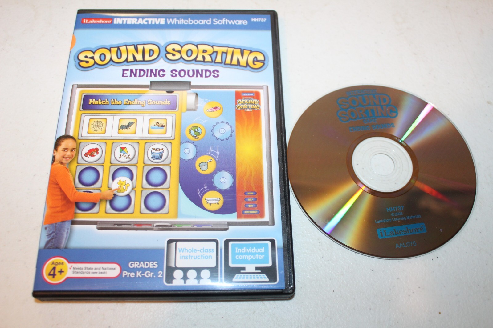 Lakeshore Interactive Whiteboard Software Sound Sorting Grades Pre-K - Grade 2