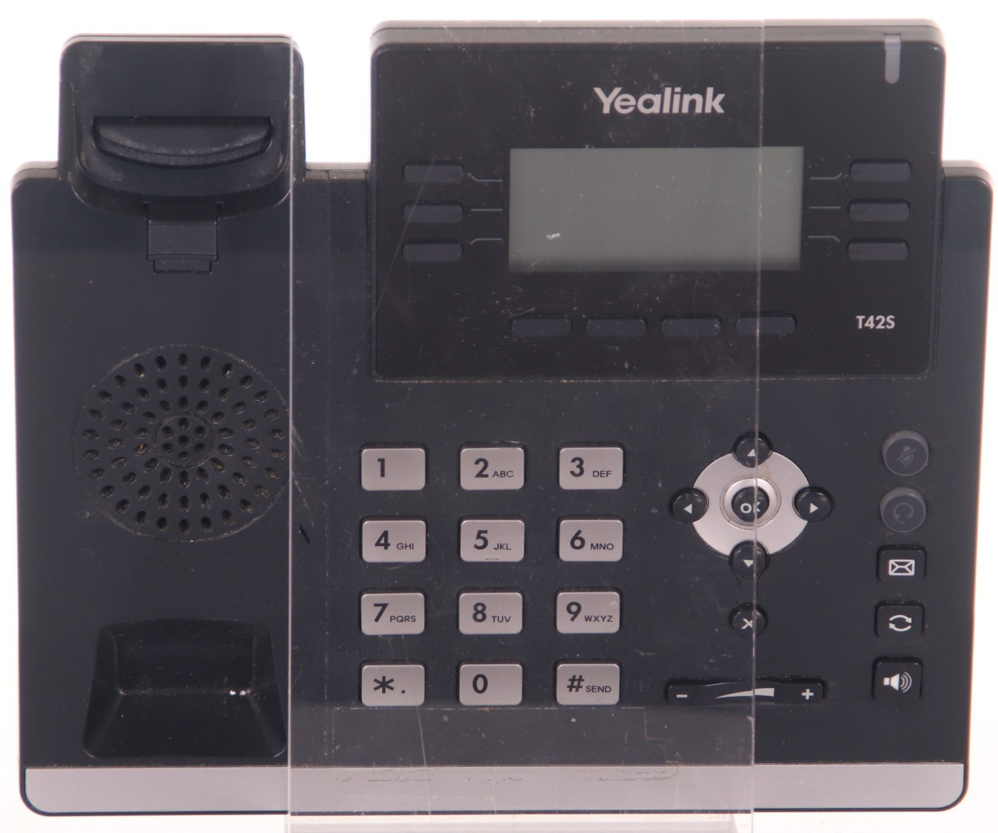 Yealink SIP-T42S IP Phone, 12 Lines. 2.7" Graphical Display No Hanset No Stand