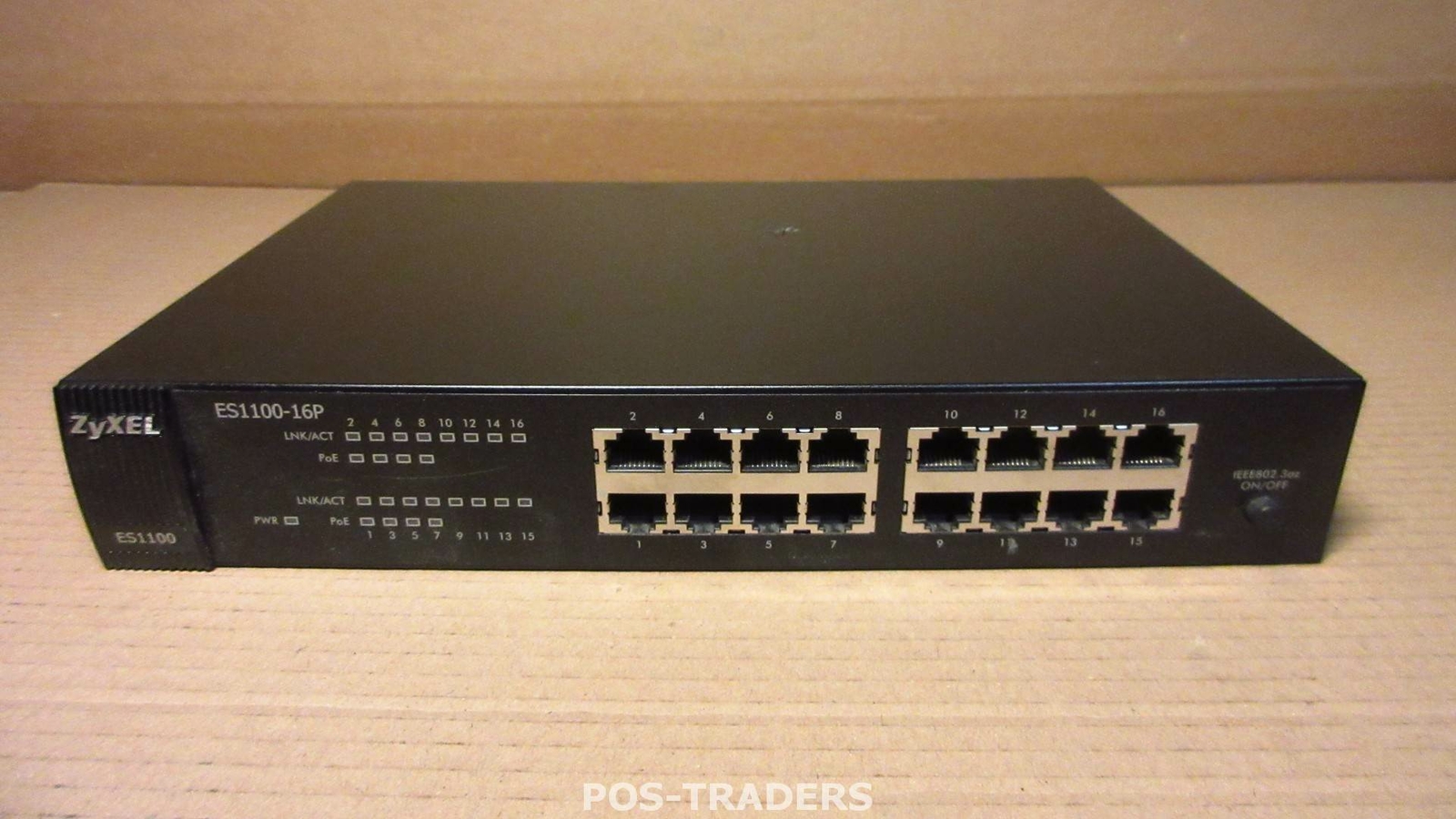 ZyXEL ES1100-16P 16-Port Fast Ethernet 10/100 Unmanaged Network 3.2 Gbps