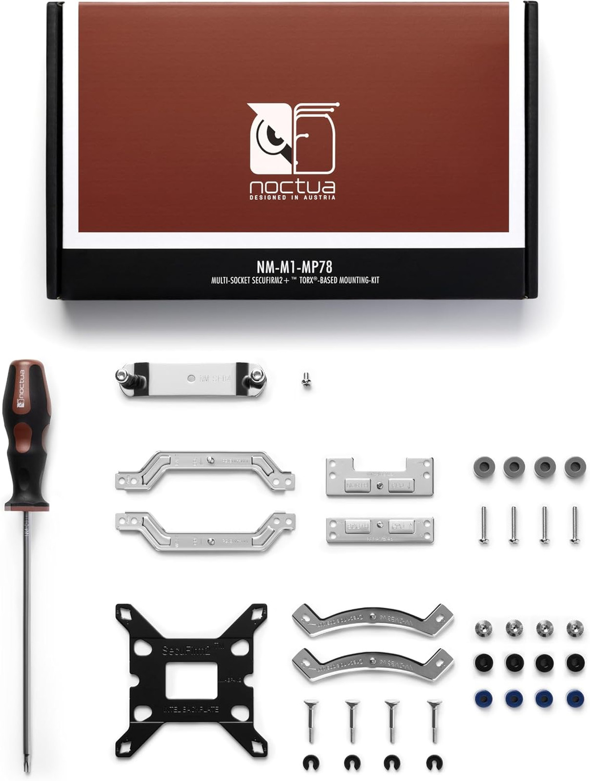 Cpu Cooler Mounting Kit SecuFirm2 Plus Multi Socket Compatibility 78mm Pitch