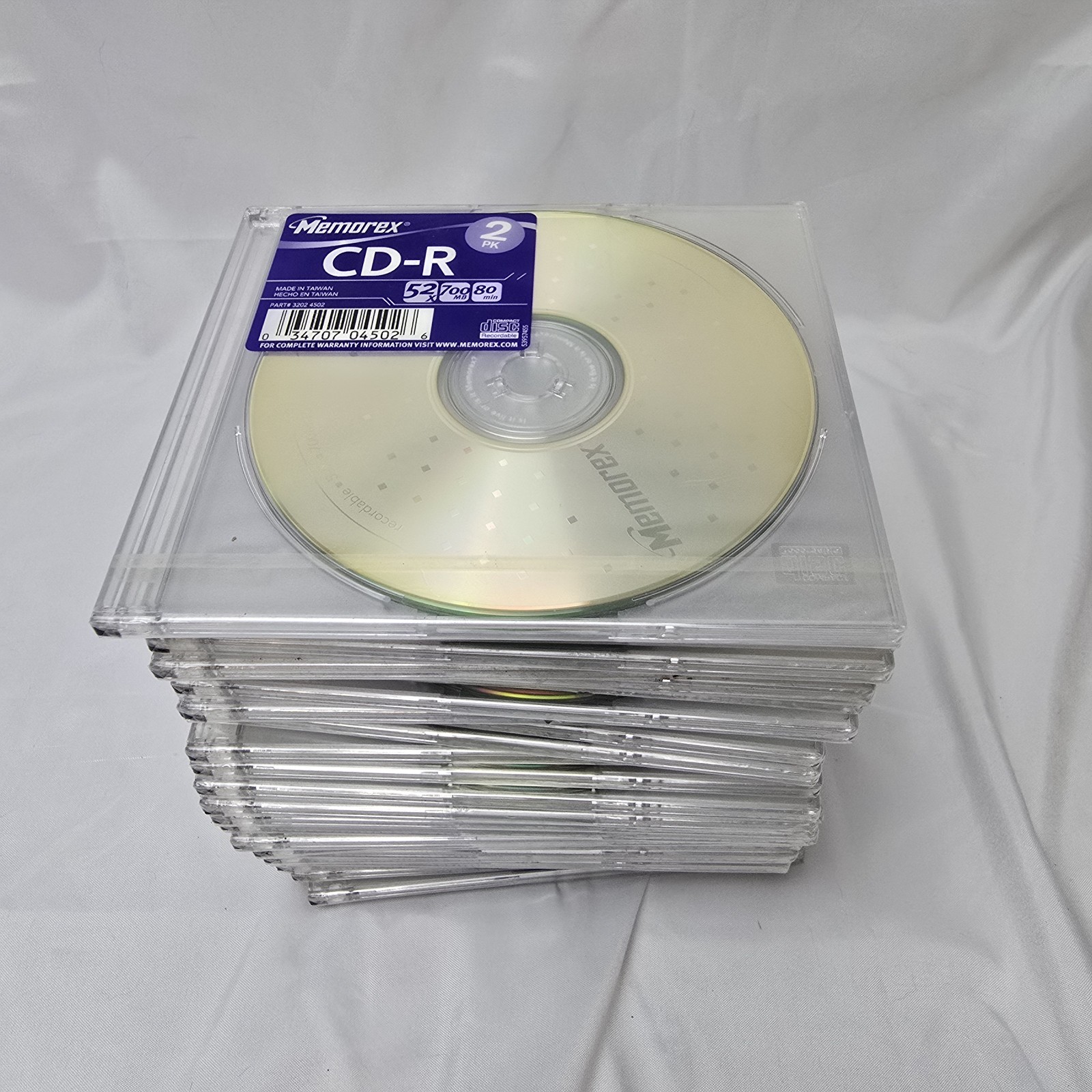 Memorex CD-R 2pk/1 case - 52x - 700mb - 80 MIN