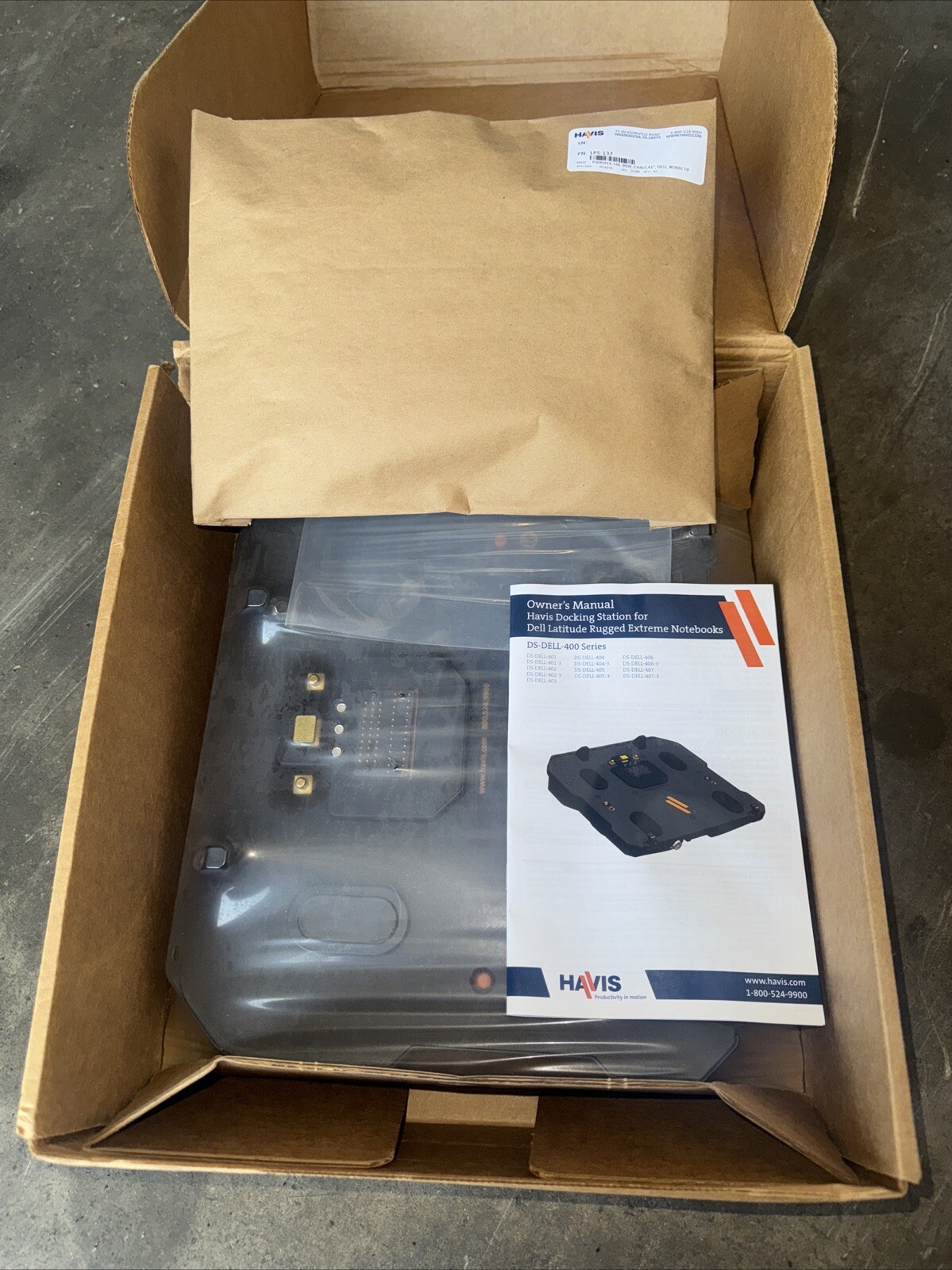 New Havis Dell Latitude Rugged 14 Dock with Integrated Power DS-DELL-402-3