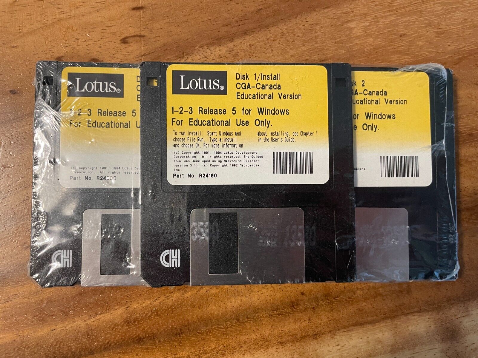 Lotus 1-2-3 123 Release 5 Windows Disks 1 Through 7 3.5\