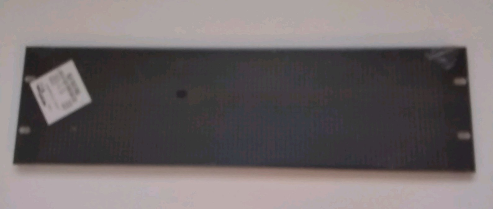 RACK PANEL, 3RU,  BLACK, PERFORATED,  5 1/4"HIEGHT, 19" WIDE, LMB PART#525