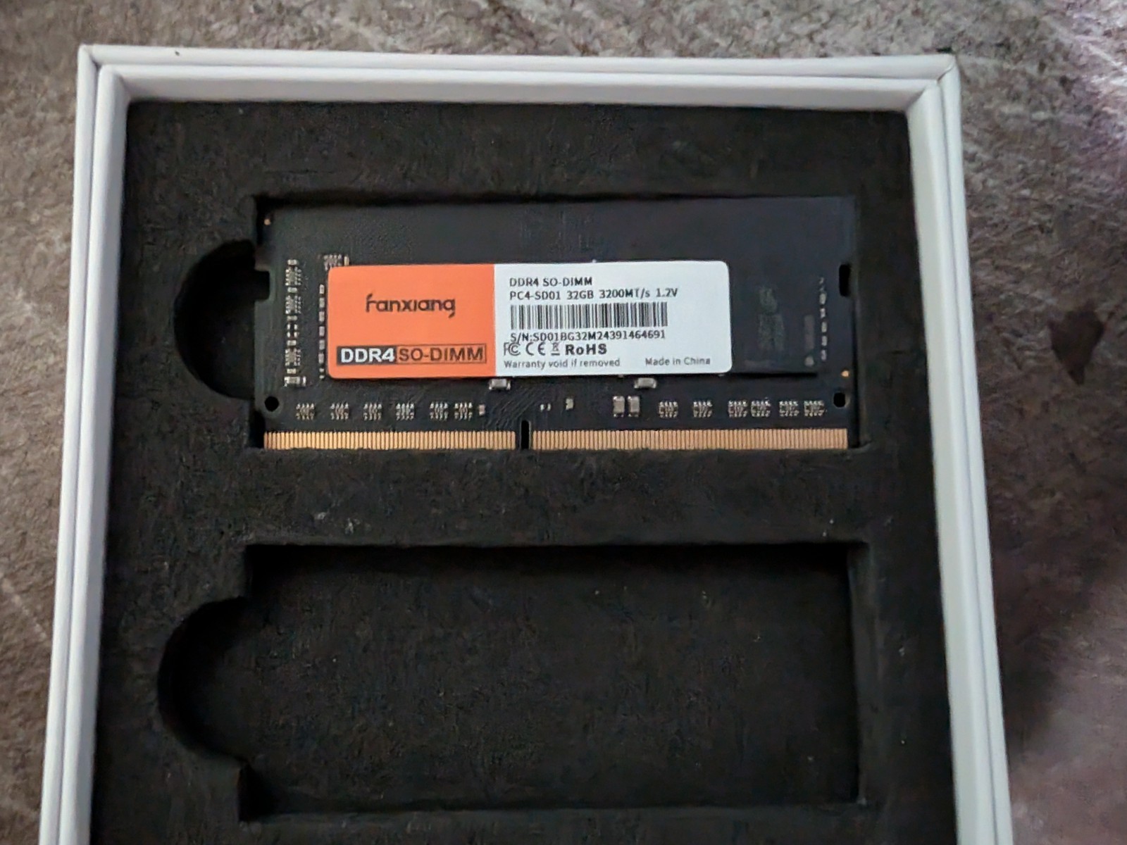 Fanxiang DDR4  SO- DIMM 32GB RAM 3200MHz 1.2v PC4-SD01