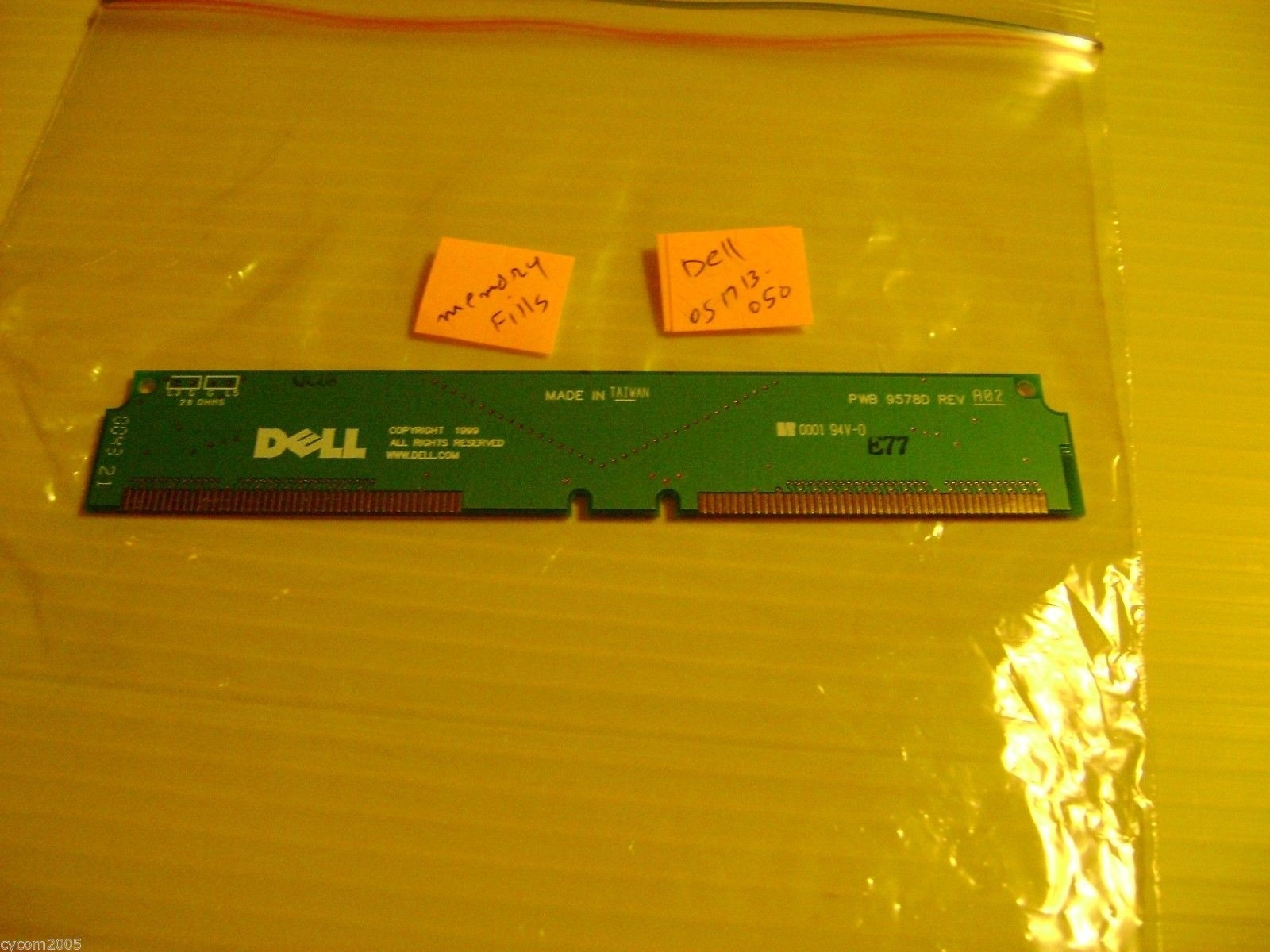 Dell PWB 9578D Rev. A02 RIMM *R678