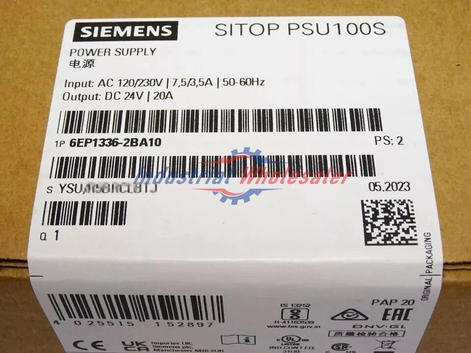 1PCS NEW SIEMENS SITOP PSU100S Power Supply 6EP1336-2BA10 1 year warranty