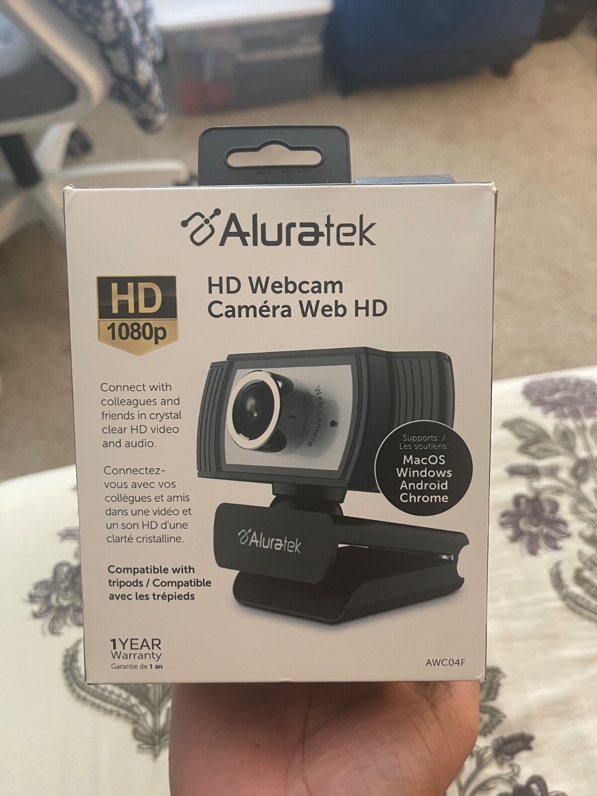 Brand New Aluratek HD Webcam 1080p