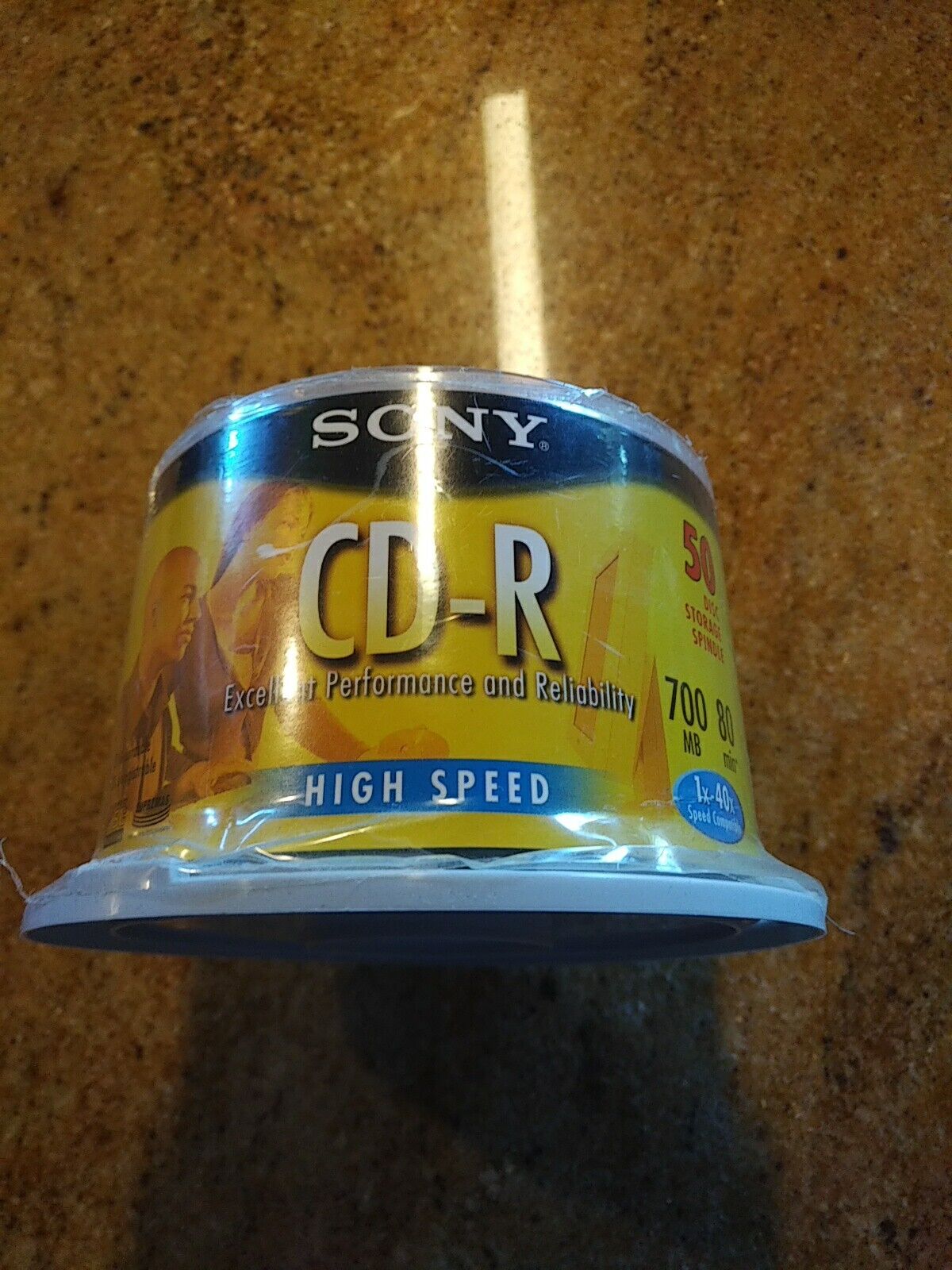 Sony CD-R 50 Pack of High Speed Recordable CDs 700 MB 80 Min 1X-48X Sealed New