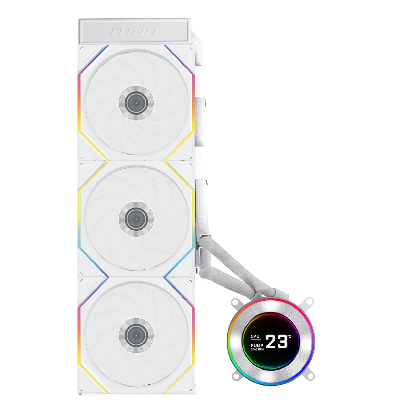 Lian Li Hydroshift II-C 360TL RGB Liquid CPU Cooler - 360mm AIO - 3X 120 RGB ...