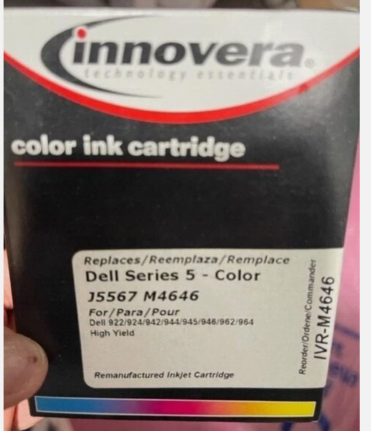 INNOVERA Dell Series 5 Color Printer Cartridge J5567  M4646 Sealed Tri Color(2J)
