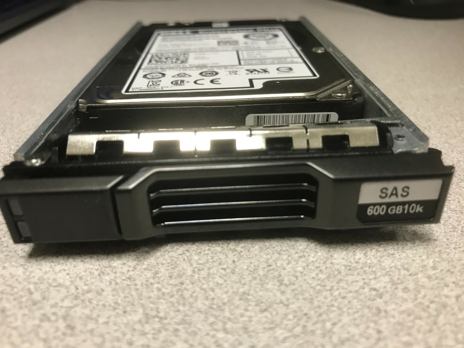 Dell Enterprise Plus SAS 10K HHD 600GB Black Excellent Shape with Dell caddy