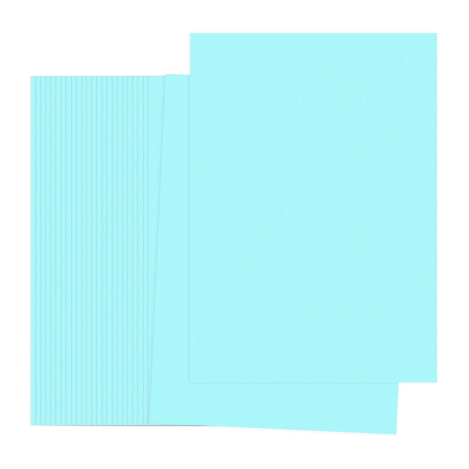 Light Blue Color Copy Paper, 50 Sheets 11.7x8.3" A4 70gsm