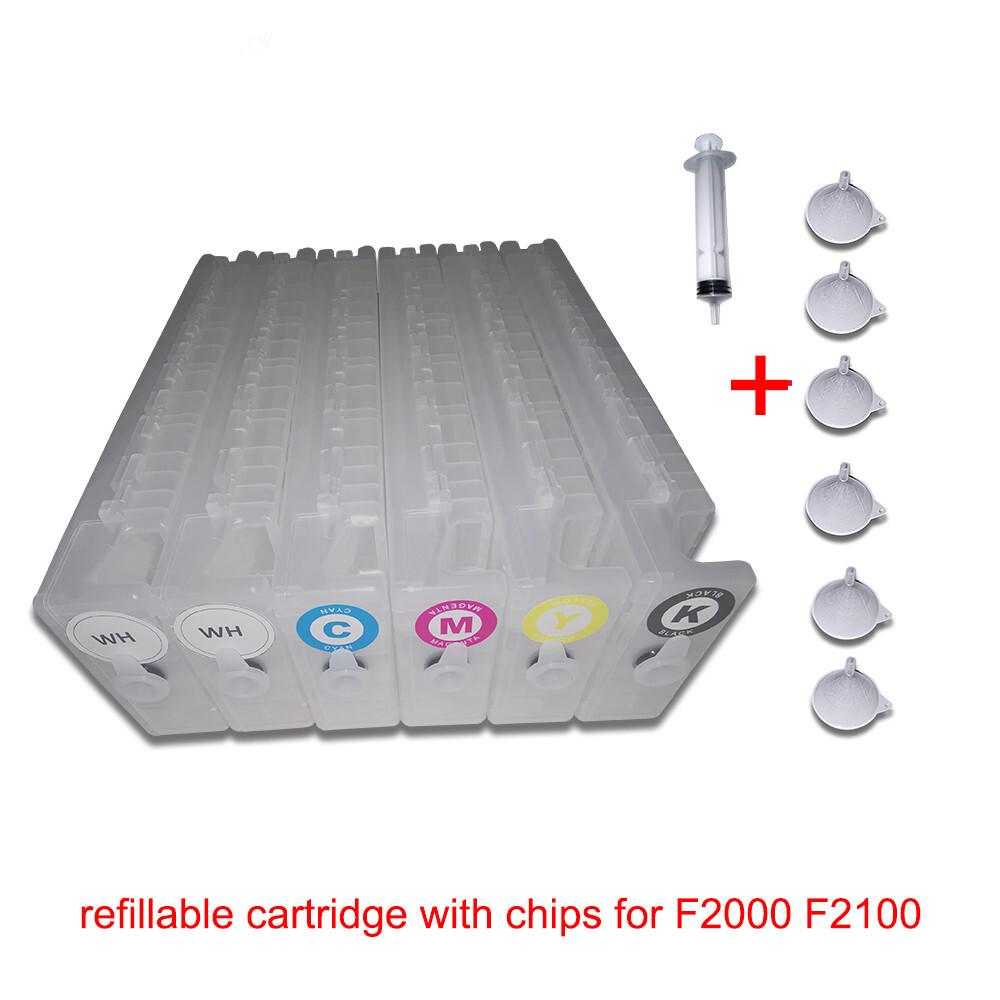 T7251-T7254 T725A empty refillable with chips for epson F2000 F2100 F2130 F21610