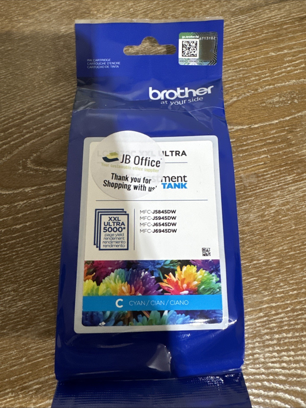 Genuine Brother LC3039C XXL Ultra Cyan Ink Cartridge