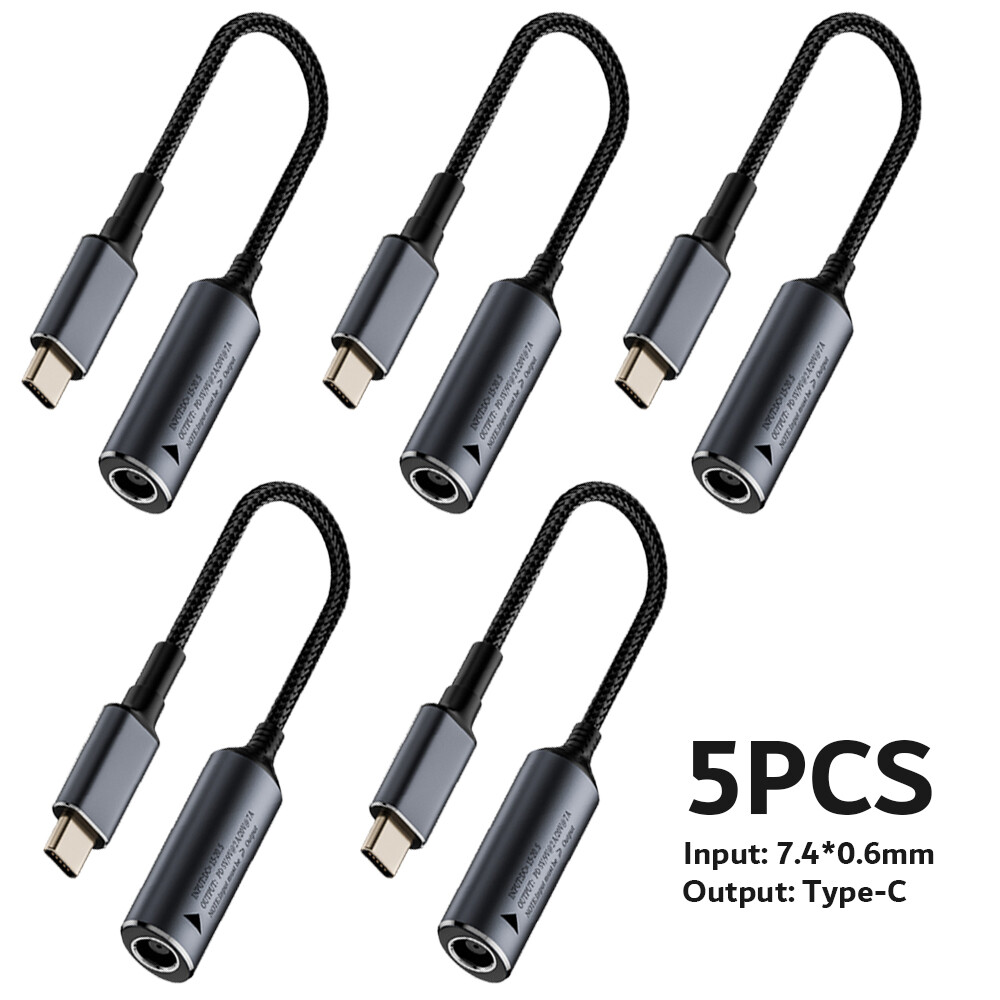 5 x 140W Laptop Charger Converter USB Type C Power Charging Cable Adapter 7406