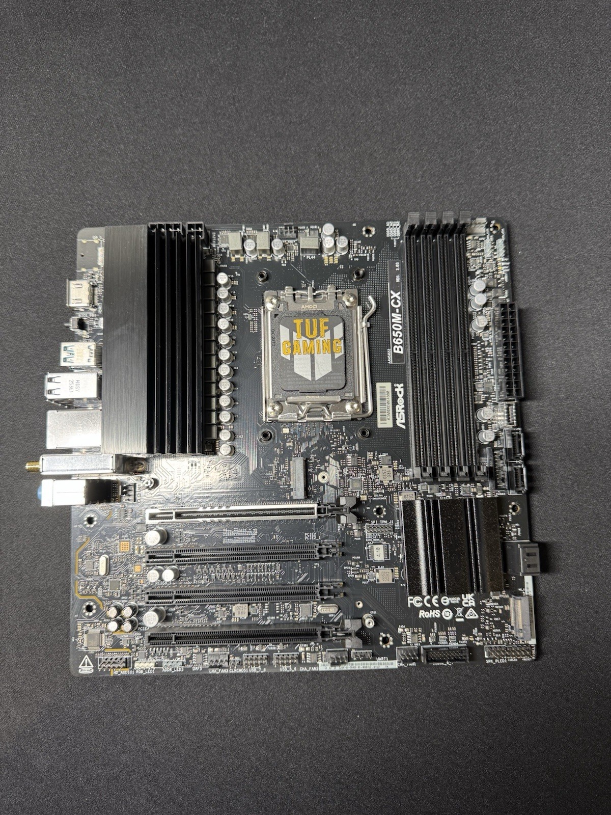 ASRock B650M-CX Rev 2.0 WiFi AM5 DDR5 Micro ATX Motherboard B650