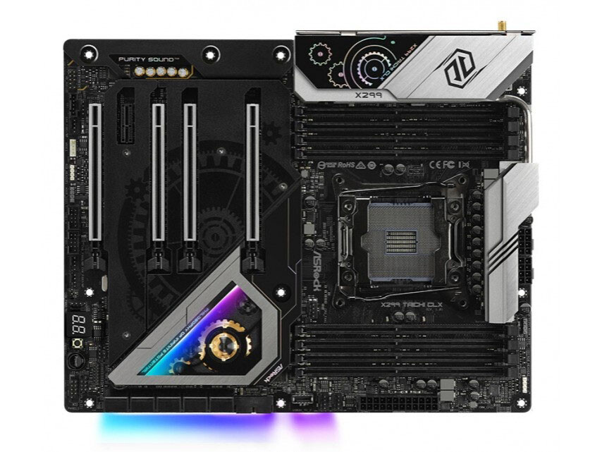 For ASROCK X299 Taichi CLX Motherboard X299 LGA2066 8*DDR4 256G ATX Tested ok
