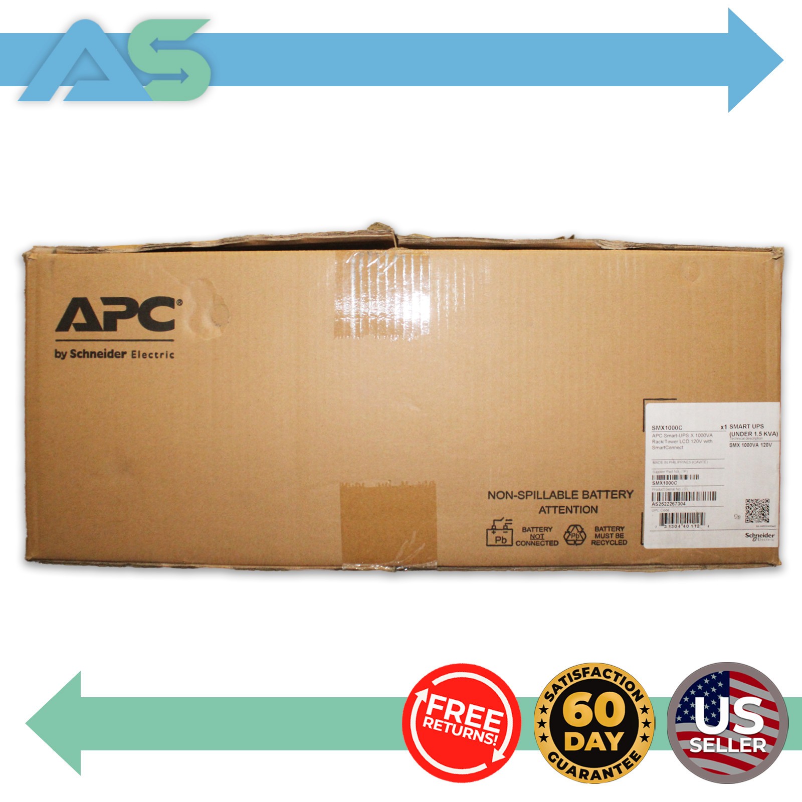 APC Smart-UPS X 1000VA Rack/Tower UPS with SmartConnect SMX1000C Pure Sine Wave