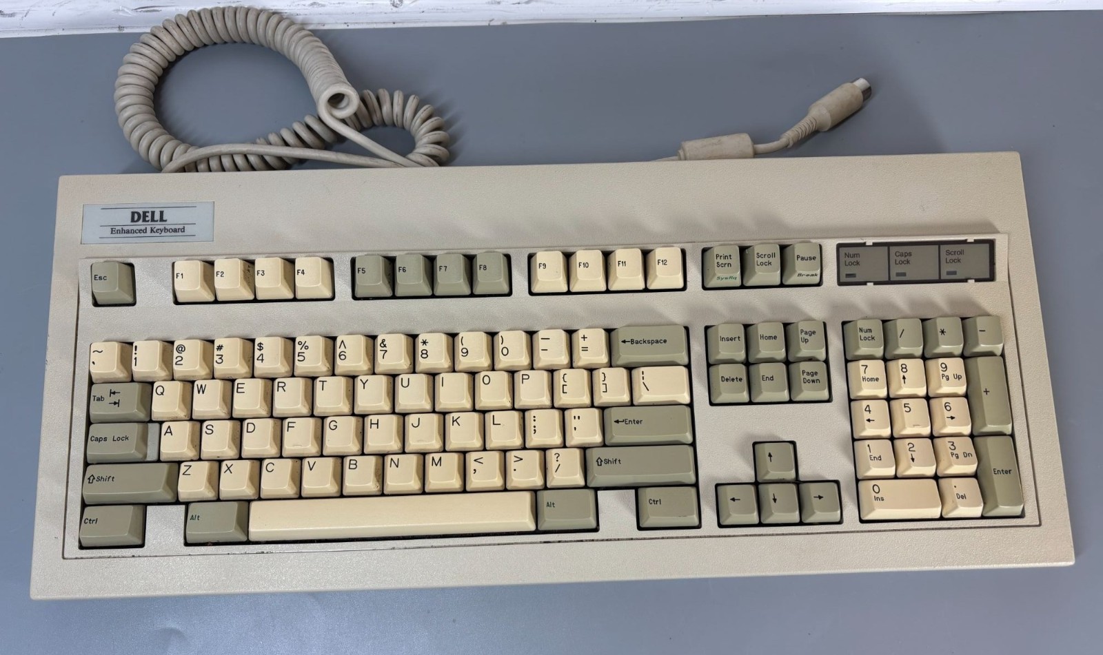 Key Tronic DELL Enhanced Keyboard 5 PIN Vintage Computer Keyboard - Untested
