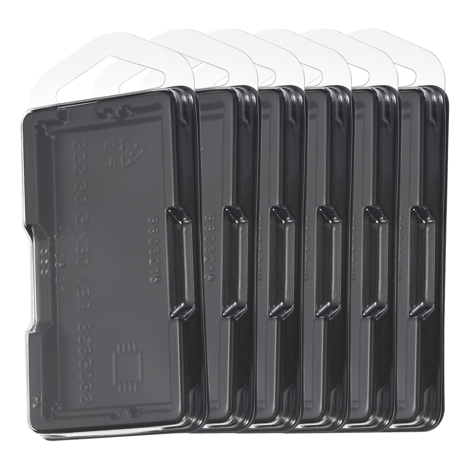 6Pcs Notebook DRR4/DDR5 Memory RAM Module Case Plastic Clamshell Antistatic Tray
