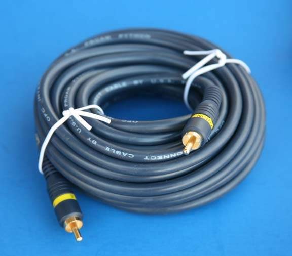 Composite Video 25ft Single RCA Cable
