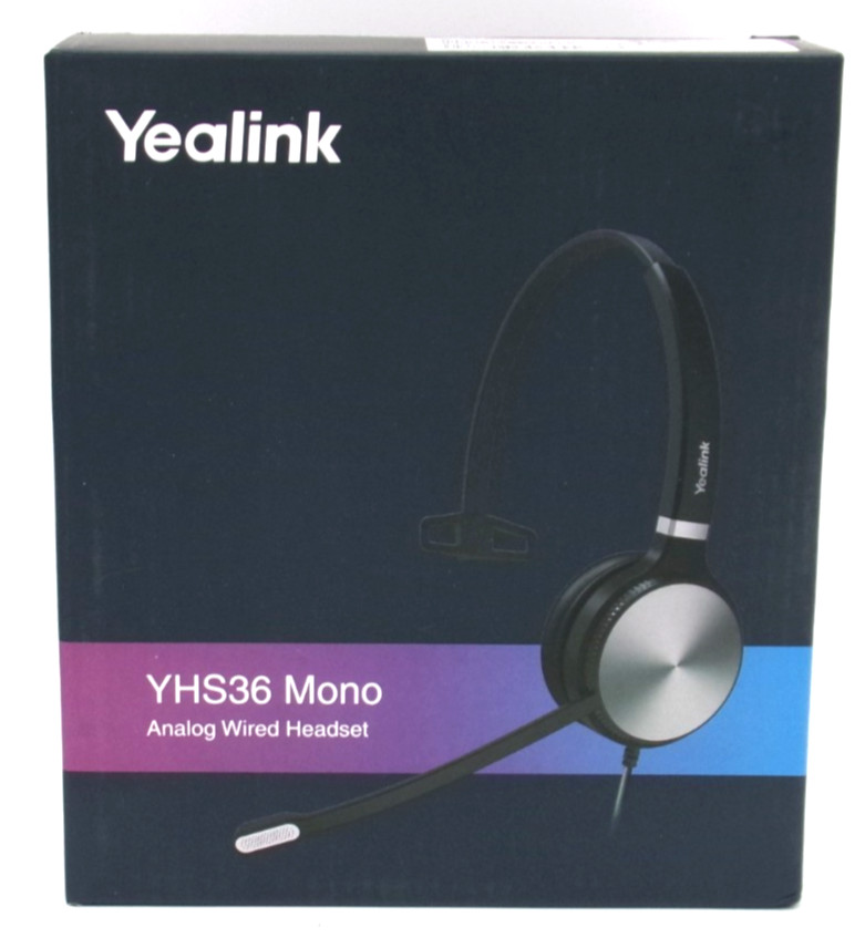 Yealink YHS36 Mono Wired Headset RJ9 Call Center Office Phone NEW