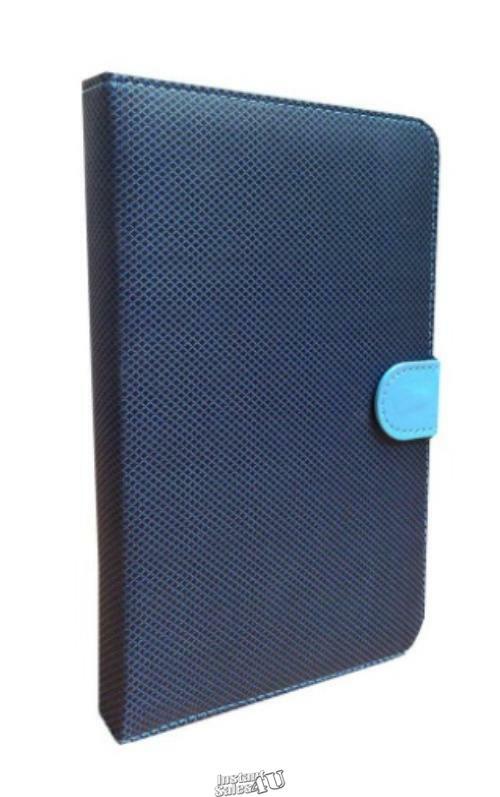 2-in-1: L Shape Mini USB Keyboard + Blue Sonic Folding Leather Protective Case 