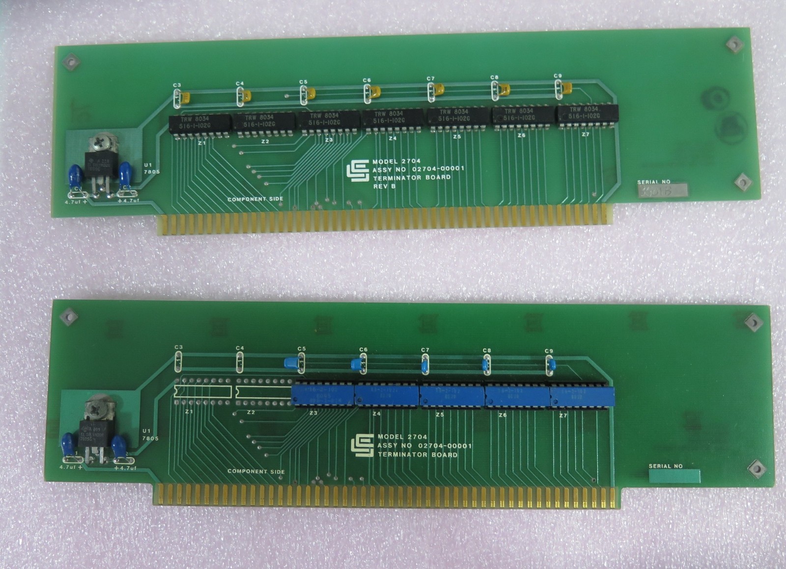 Vintage California Computer Systems Boards for S-100 Terminiator Cards