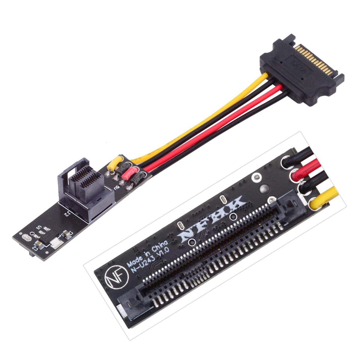 SFF8643 PCIE 4.0 Female To U.2 SFF8639 U.3 NVME PCIe SSD Adapter Mainboard