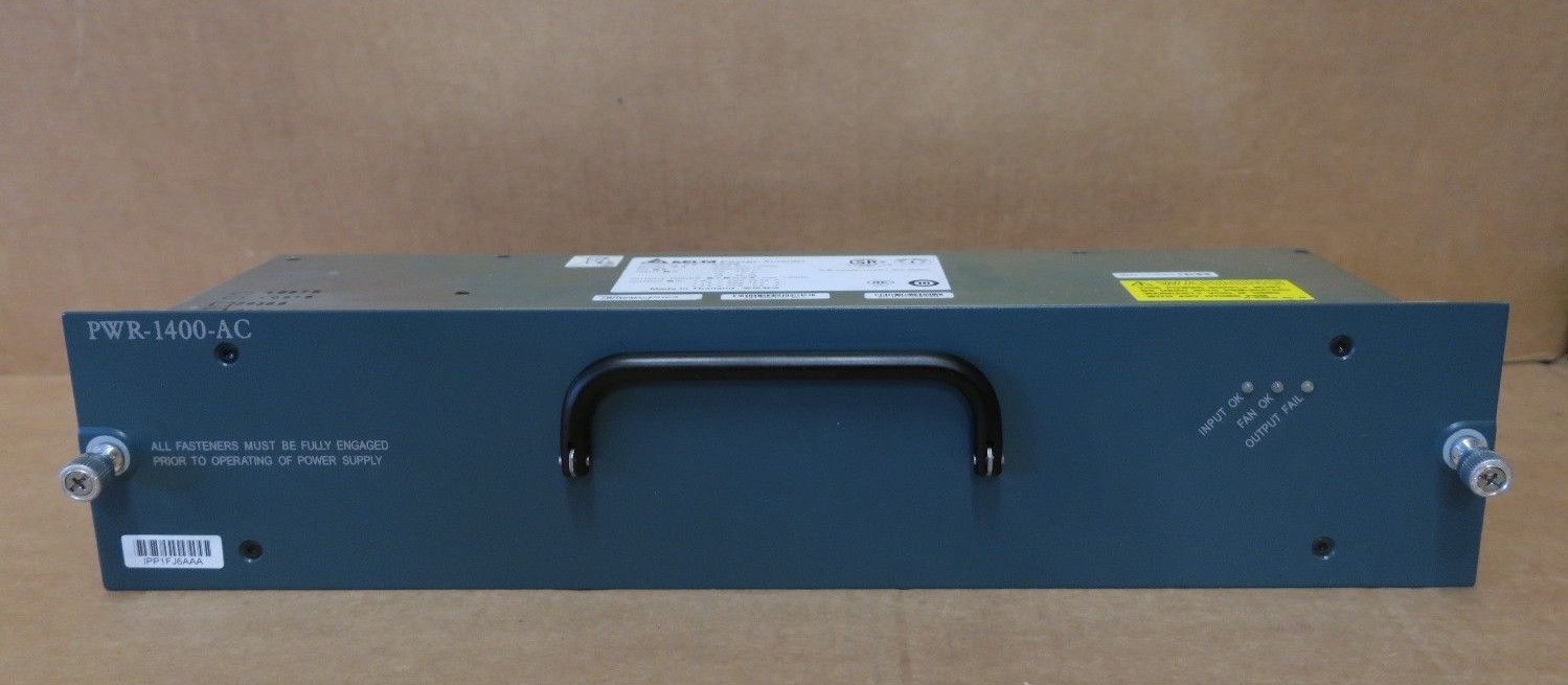 Cisco Catalyst PWR-1400-AC 1400W AC 341-0051-02 Power Supply 7603 6503 6503E