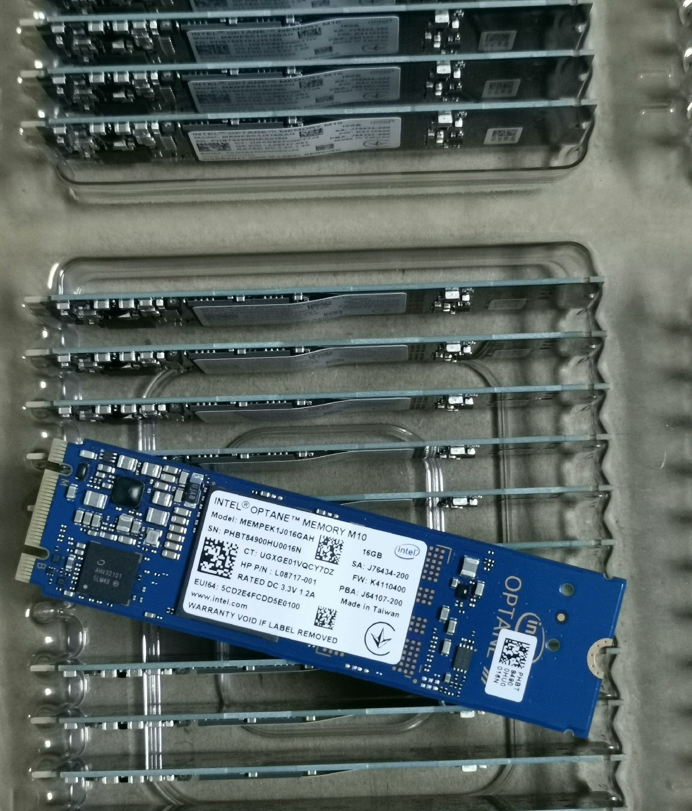 Intel Optane Memory 64 GB / 32 GB / 16 GB SSD M.2 2280 PCIe 3.0 3D Xpoint NVMe