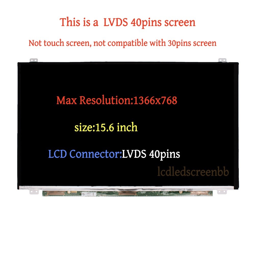 For ASUS U53JC U56E U56E-1AXX U56E-RBL6 U56E-RBL8 15.6" LCD LED Screen