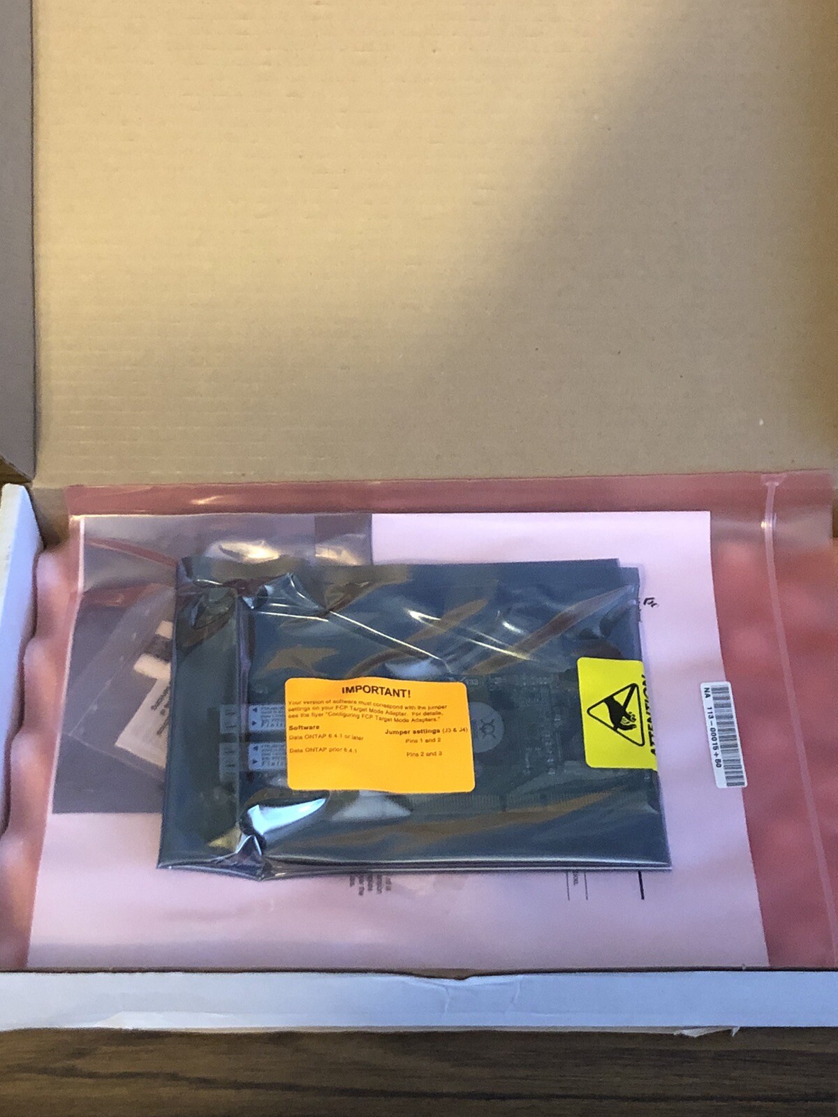 NetApp Dual Port Fibre Channel Adapter X1033A New-sealed
