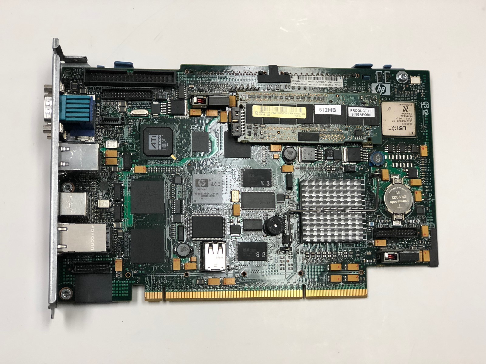 HP 449417-001 Proliant SC SI Parallel Interface Board 512MB DL580 G5 013068-001